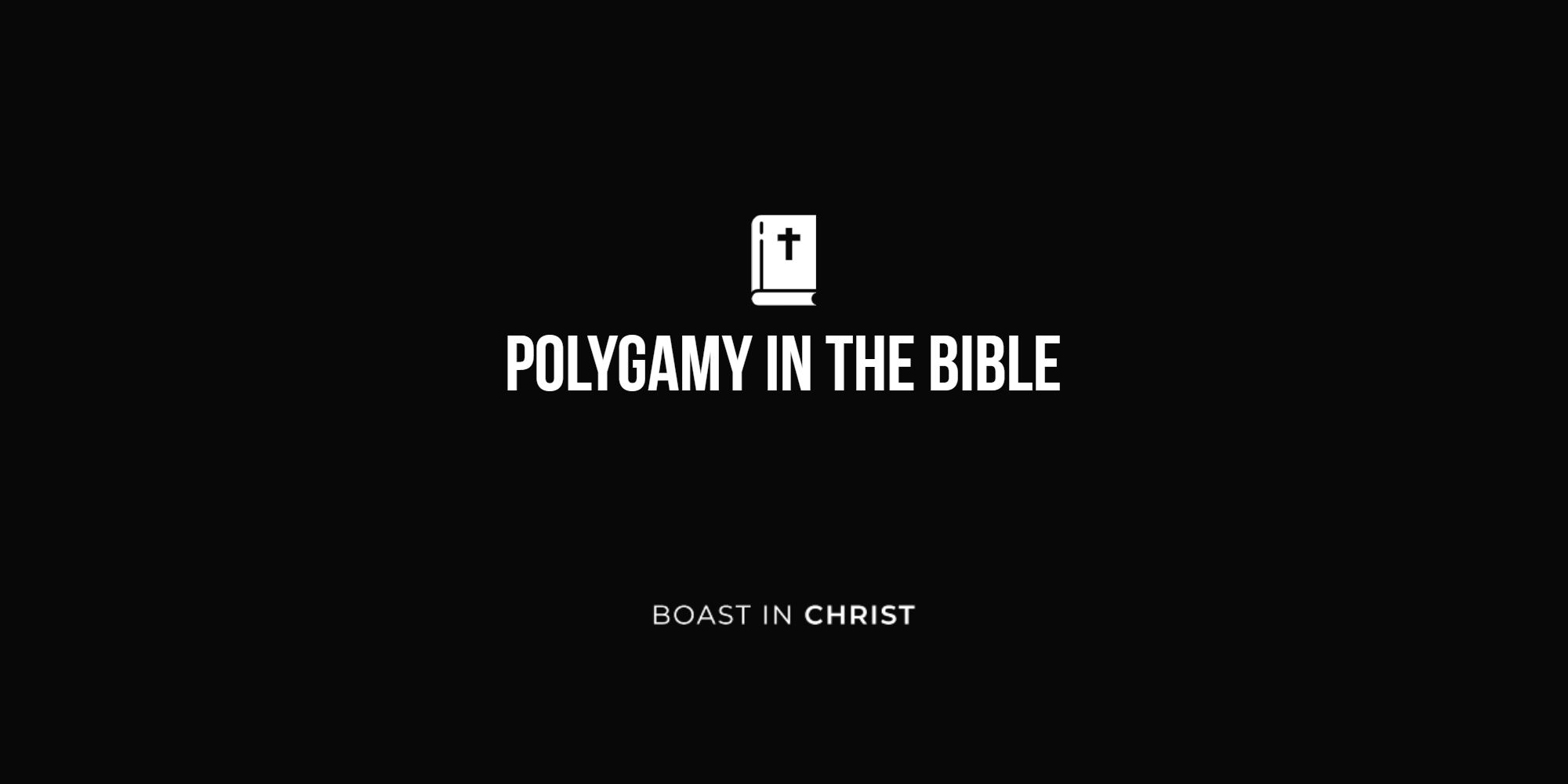 polygamy In The Bible